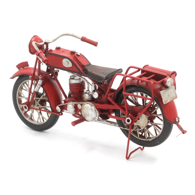 Μικρή κόκκινη μοτοσικλέτα διακοσμητική