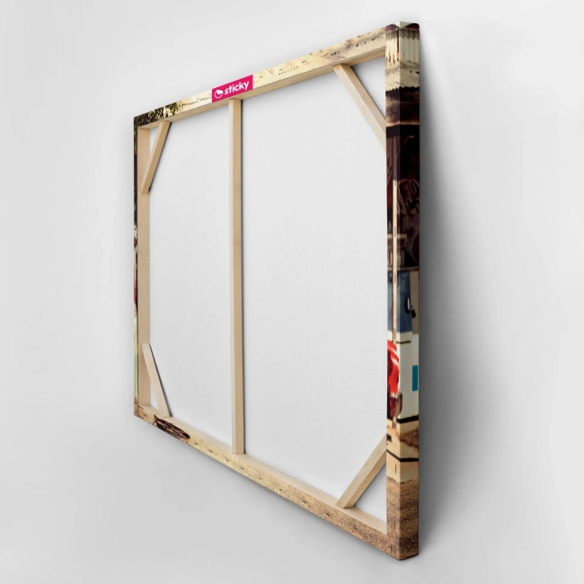 Δώρο πίνακας red car για σπίτι διακοσμητικός