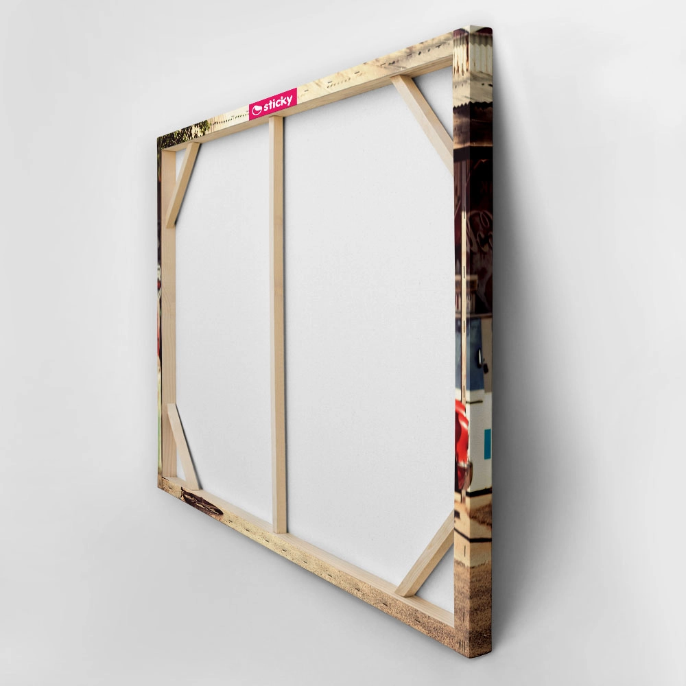 doro-pinakas-red-car-gia-spiti-diakosmitikos