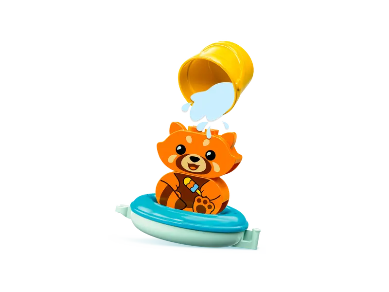 Παιχνίδι LEGO® DUPLO® My First: Bath Time Fun: Floating Red Panda Ένα <strong>παιχνίδι</strong> κατάλληλο για να συντροφεύει και να διασκεδάζει το παιδί σας στο <strong>μπάνιο</strong> του. Το παιχνίδι αποτελείται από 5 κομμάτια και είναι κατάλληλο για παιδιά ενάμιση έτους και πάνω. lego-floating-red-panda-doro